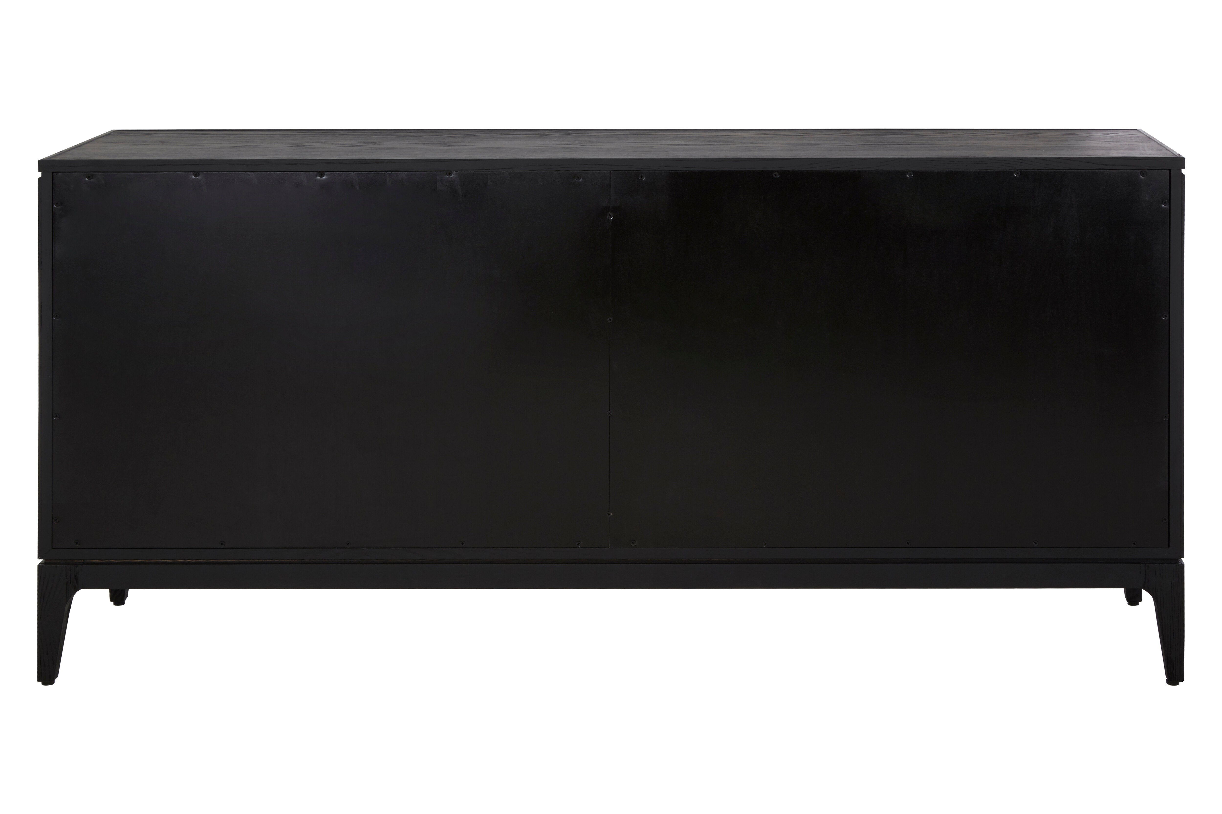 Lucca Antique Brown & Black Oak Wood Sideboard